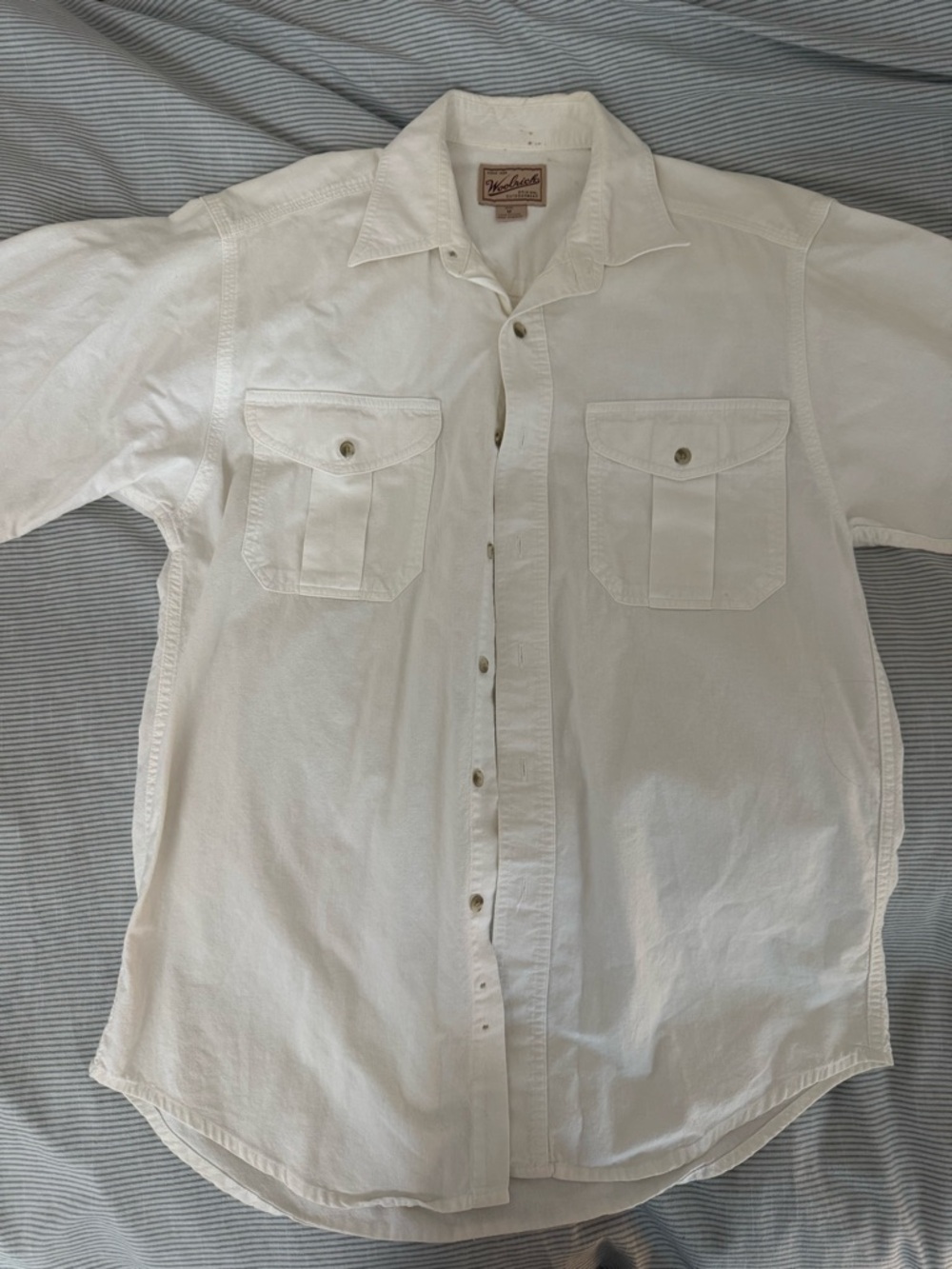 woolrich button up short sleeve